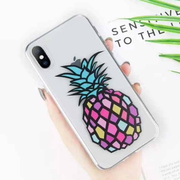 FINAL SALE iPhone X/XS Case Tropical Pineapple - Picture 2 of 4